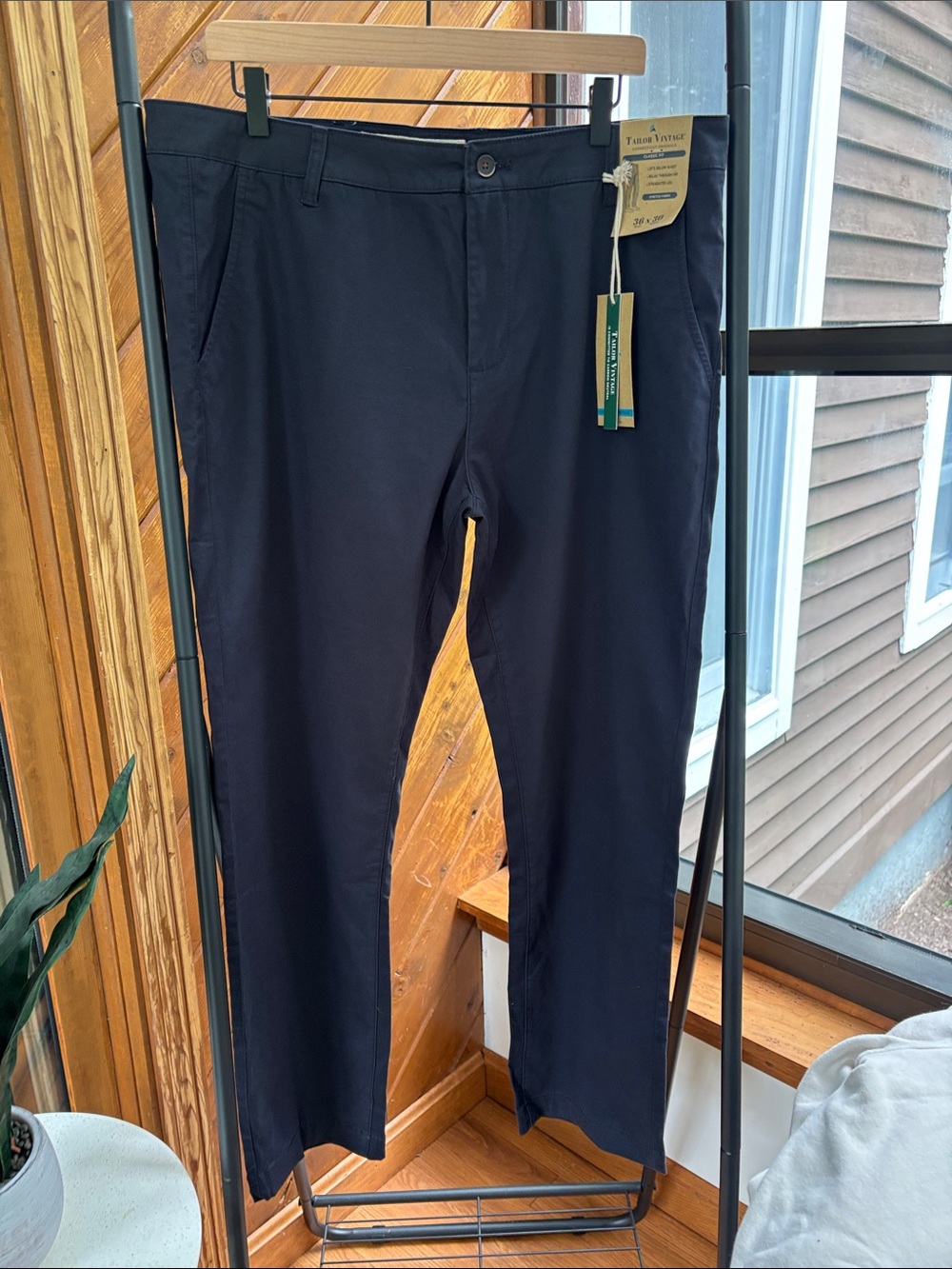 Tailor Vintage Navy Slim Chinos